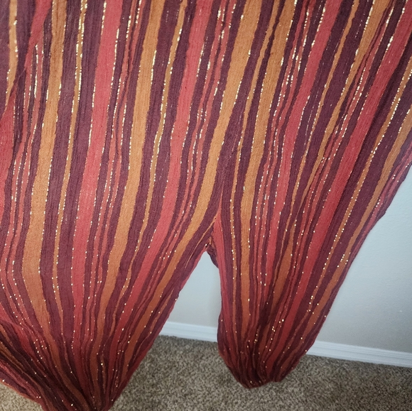 Free people Harem Lurex Jumpsuit size S - Picture 6 of 8